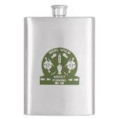 Lachsfischerei Kanada Flachmann (Vorderseite)