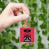 Lachsfischerei Kanada Schlüsselanhänger (Hand)