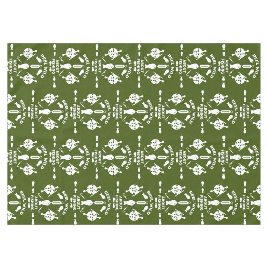 Lachsfischerei Kanada Tischdecke (Vorderseite (Horizontal))