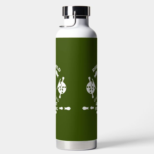 Lachsfischerei Kanada Trinkflasche (Rechts)