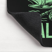 Lachsfischerei Mousepad (Ecke)