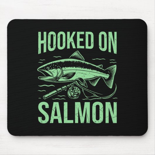 Lachsfischerei Mousepad (Vorne)