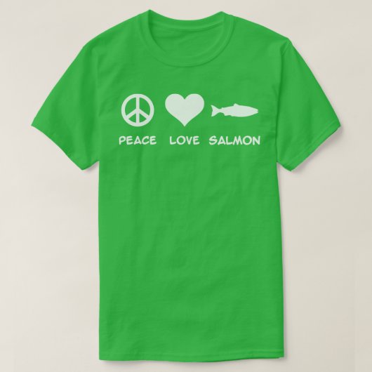 Lachsfischerei T-Shirt (Design vorne)