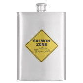 Lachsfischzone Flachmann (Vorderseite)