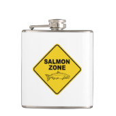 Lachsfischzone Flachmann (Vorderseite)