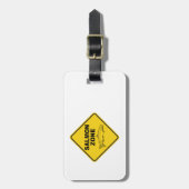 Lachsfischzone Gepäckanhänger (Vorderseite vertikal)