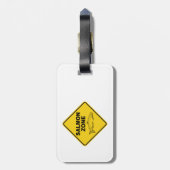 Lachsfischzone Gepäckanhänger (Rückseite vertikal)