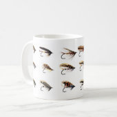 Lachsfliegen Kaffeetasse (Vorderseite Links)