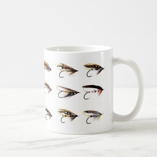 Lachsfliegen Kaffeetasse (Rechts)