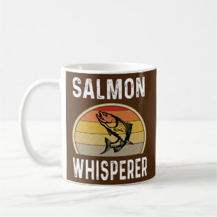 Lachsflüsterer Angeln Fischer Fischer Kaffeetasse