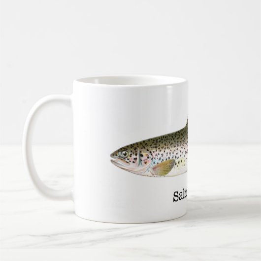 Lachsforelle-Fische Kaffeetasse (Links)