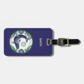 LachsGepäckanhänger Gepäckanhänger (Vorderseite horizontal)