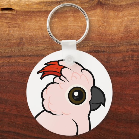 Lachskakadu Schlüsselanhänger (Vorderseite)