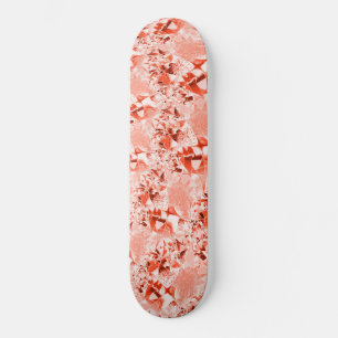 Lachskoralle mit leuchtenden und gekrönten Koralle Skateboard
