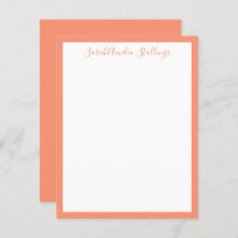 Lachsmilch Rote Orange Classic Karte