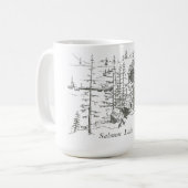 Lachssee-Tasse Kaffeetasse (Vorderseite Links)