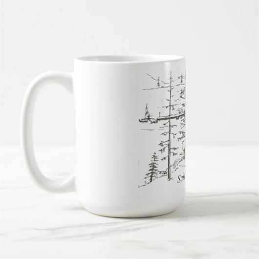 Lachssee-Tasse Kaffeetasse (Links)