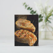 Lachssteaks auf Grill Postkarte (Stehend Vorderseite)