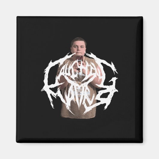 Lachsticker Magnet (Vorne)