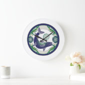 Lachsuhr Große Wanduhr (Zuhause)