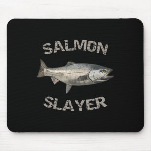 Lachsvernichter-Lachsangeln Lachs Mousepad