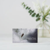 LachsVisitenkarte Visitenkarte (Stehend Vorderseite)