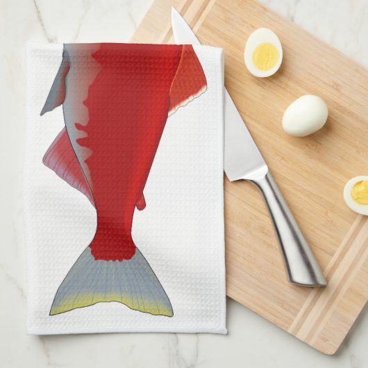 Lachszwillinge Handtuch (Viertel Falte)