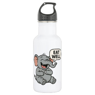 Lacht ab! Funny Laughing Elephant Water Flasche Edelstahlflasche