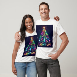 Lacht auf! - Rainbow Christmas Tree T - Shirt