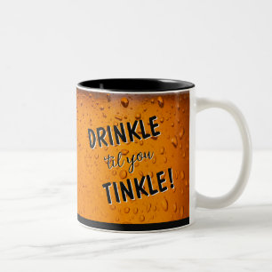 Lacht! Bier trinkender Humor lustige Tasse