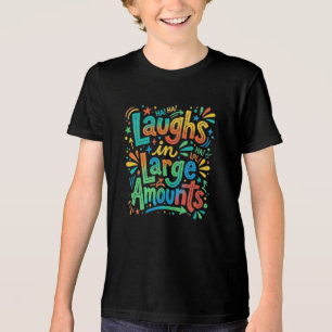 Lacht in großen Mengen – Lustiges Humor Grafik T-S Tri-Blend Shirt