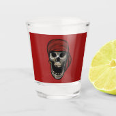 LACHTSKULL SCHNAPSGLAS (Vorderseite)
