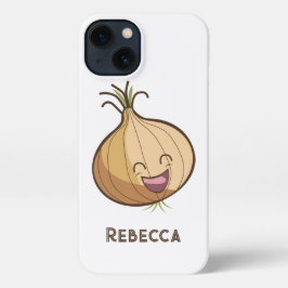 Lachzwiebel Mit Monogramm iPhone 15 Plus Hülle