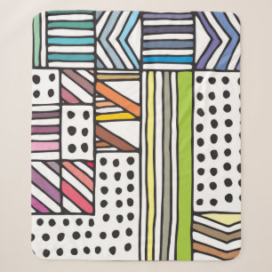 Lacierte beige Lilie: Nahtloser Vintage Sherpadecke