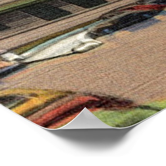 Lackawanna Depot Scranton Pa Poster (Ecke)