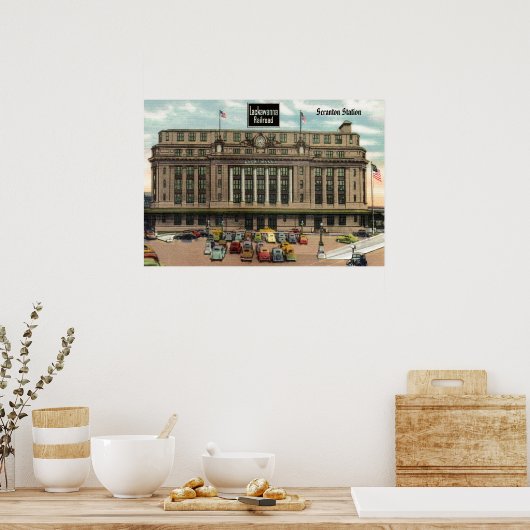 Lackawanna Depot Scranton Pa Poster (Küche)