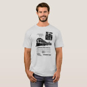 Lackawanna EisenbahnCentennial 1951 T-Shirt (Vorne ganz)