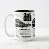 Lackawanna EisenbahnCentennial 1951 Zweifarbige Tasse (Links)