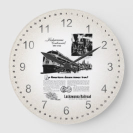 Lackawanna Railroad 1951 Große Wanduhr