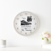Lackawanna Railroad 1951 Große Wanduhr (Zuhause)