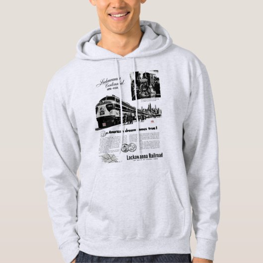 Lackawanna Railroad Centennial 1951  Hoodie (Vorderseite)