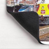 Lackawanna Railroad und Miss Phoebe Snow Mousepad (Ecke)