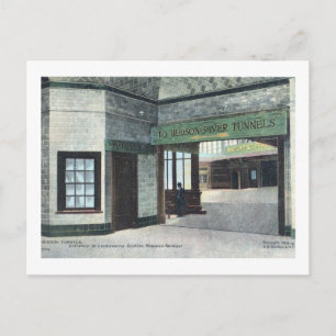 Lackawanna Station, Hoboken, New Jersey Vintag Postkarte