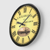 Lackawanna Station ~ Montclair New Jersey ~ Große Wanduhr (Winkel)