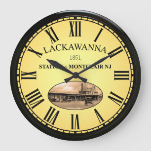 Lackawanna Station ~ Montclair New Jersey ~  Große Wanduhr
