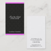 Lacke Berater Damask Color Bar Visitenkarte (Vorne/Hinten)