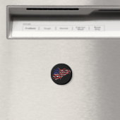 Lackfahne und Adler Magnet (In Situ (Geschirrspüler))