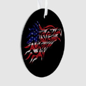 Lackfahne und Adler Ornament (Vorderseite)