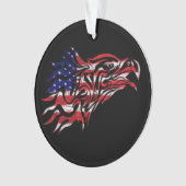 Lackfahne und Adler Ornament (Vorderseite)