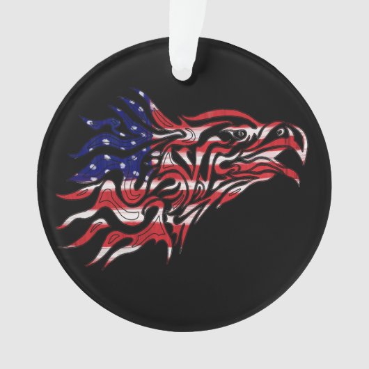 Lackfahne und Adler Ornament (Vorderseite)